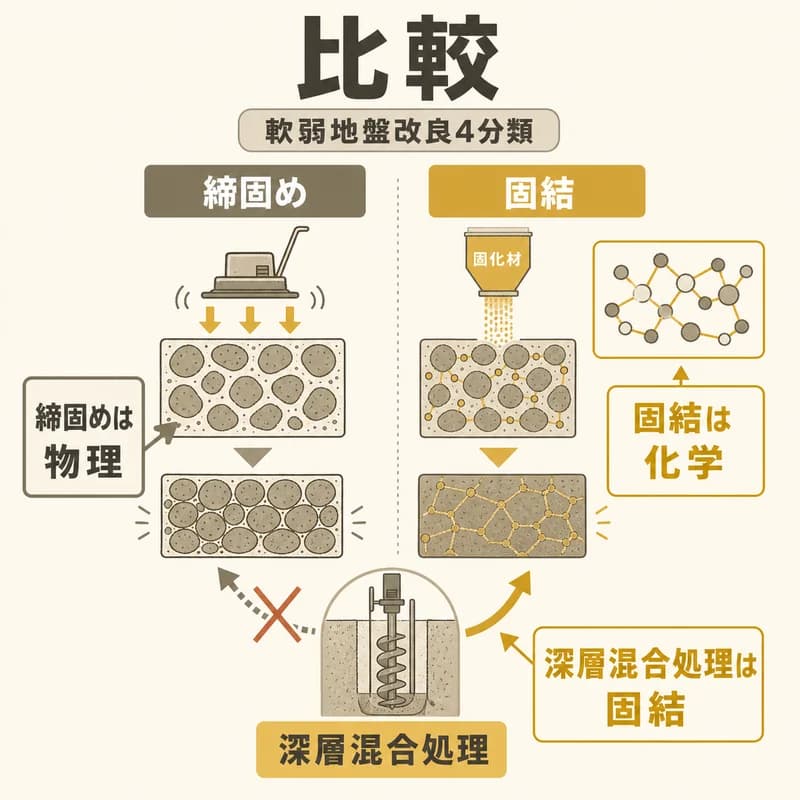 軟弱地盤改良4分類 - ieshima-edu 用語集